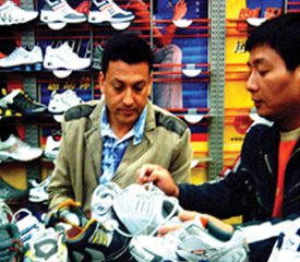 福建石獅休閑運動鞋業(yè)異軍突起