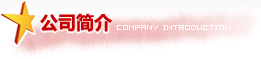 公司簡介 Company Introduction