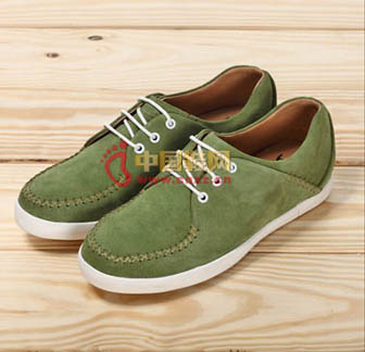 低幫綁帶百搭麂皮袋鼠鞋時尚潮流男鞋