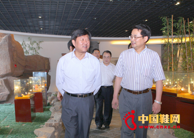 浙江省副省長毛光烈來我公司調研2